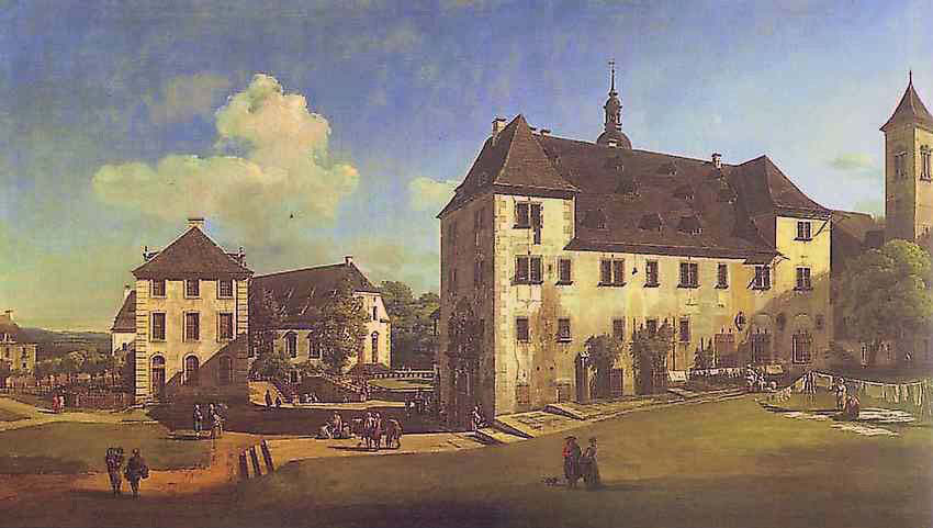 Courtyard Of The Castle At Koningstein From The South